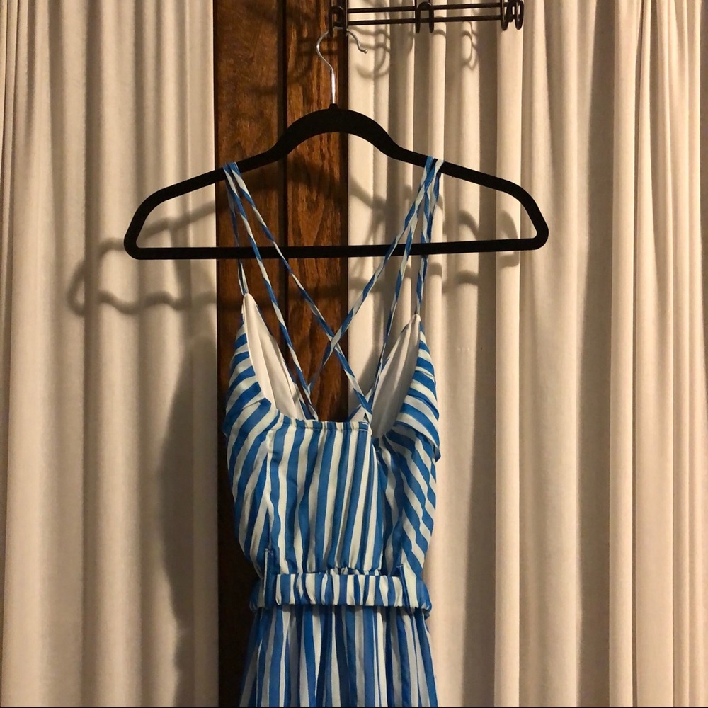 Very J blue and white striped dress - Picture 5 of 9
